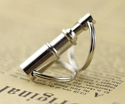 Detachable Pull Apart Key Rings Keychains with 2 Heavy Duty Split Rings(10 Pack) Silver