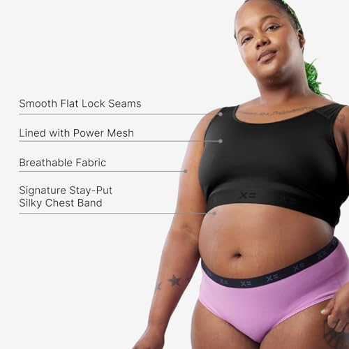Women’s Compression Sports Bra Top - Medium Support, Wireless, Full Coverage
