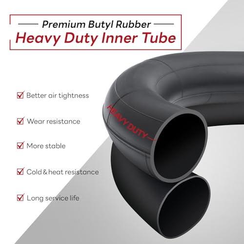 700x35C/43C Heavy Duty Bike Tube,700 x 35C/36C/38C/40C/42C/43C Replacement Bicycle Tube(Single), Reliable 700 x 35C-43C Inner Tube AV48mm Schrader Valve for City/Road/Mountain Cycling Scenarios