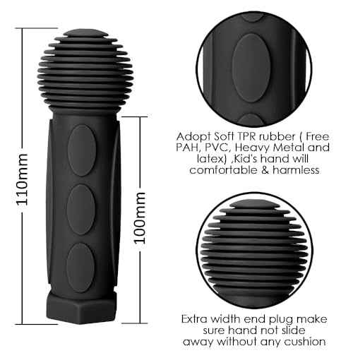 Scooter Grips - Kid Bicycle Grips Handlebar 22.2mm | Kick Scooter Handle Grips for 2 3 4 Wheels Kick Kid Scooter,Drifting Scooter,Swing Scooter - Scooter Accessories