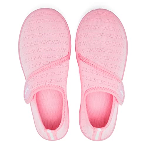 Kids Water Shoes Quick Dry Lightweight Aqua Shoes Pink 13 Little Kid