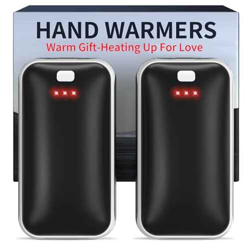 Lerat Hand Warmers Rechargeable, 2 Pack Electric Hand Warmer, Reusable Portable Pocket Heater USB Handwarmers, Gifts for Men, Women, Indoor, Outdoor, Hiking, Skiing, Camping, Hunting Accessories