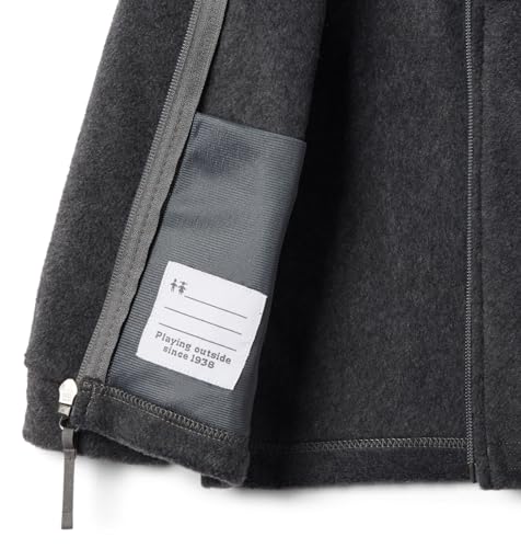 Columbia Youth Steens Mountain II Fleece Jacket - Large Charcoal Heather