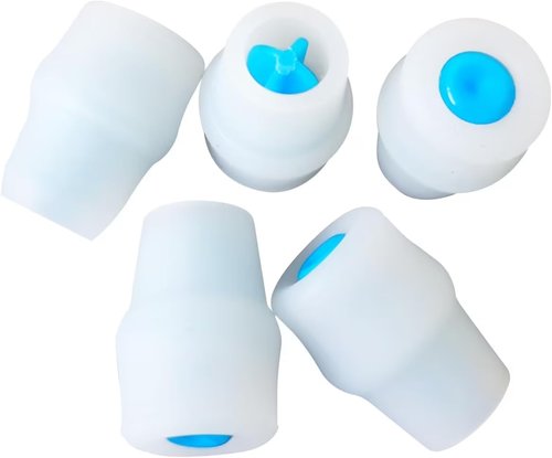 Yrsssa Replacement Bite Valve Nozzles Compatible with Osprey, Salomon,TRIWONDER & Hydrapak Hydration Reservoirs - Food-grade silicone Sheaths.Phthalate-Free,BPA-Free(5Pcs)