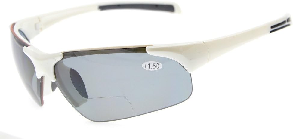 Eyekepper TR90 Unbreakable Sports Polarized Half-Rimless Bifocal Sunglasses