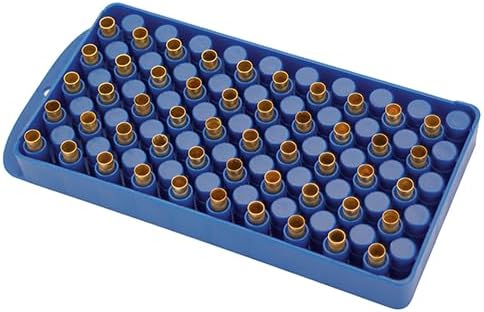 Universal Reloading Tray for Convenient 50 Round Brass Storage,blue