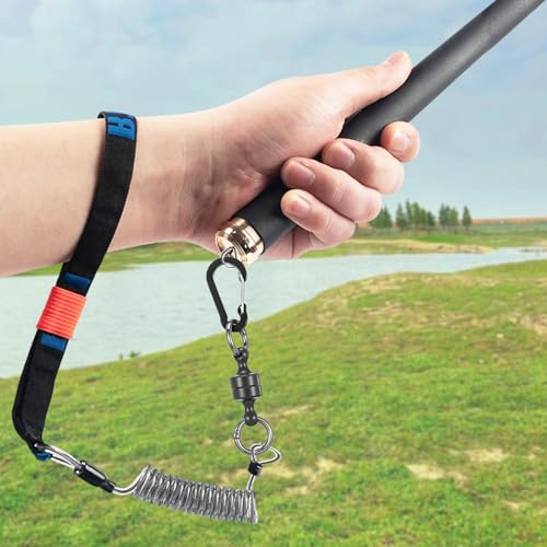 Magnetic Quick Release Keyring Holder with Carabiner Clip - 2 Pack