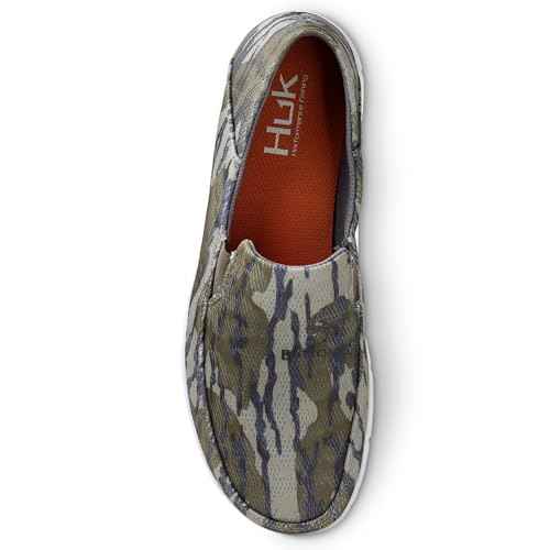 HUK Men's Brewster Slip on Wet Traction Fishing & Deck Shoes Boat