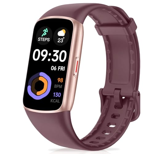 Zeacool Bordeaux Fitness Tracker with Heart Rate Blood Oxygen Sleep Monitor 123 Sports Modes Waterproof Smartwatch