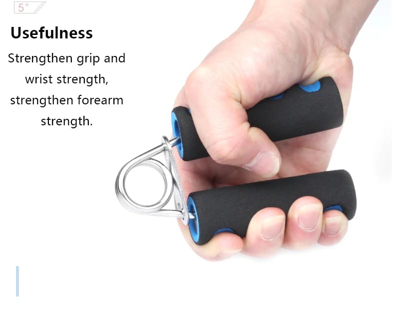 Hand Grip Strength Trainer, Hand Gripper for Grip Strengthener, Hand gripper to exercise the forearms, Finger Exerciser, Injury Recovery, Muscle Building