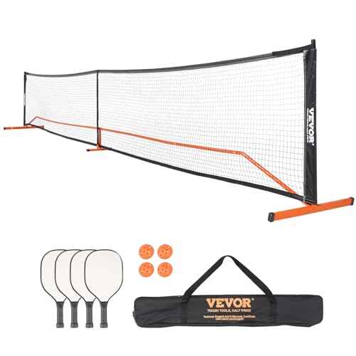 VEVOR Portable Pickleball Net System, 22FT Regulation Size Net