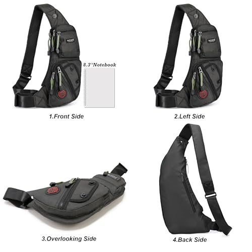 NICGID Sling Bag Chest Shoulder Backpack Crossbody Bags Casual Daypack for Men Women