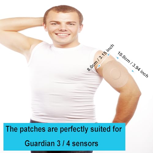 35 Pack Waterproof CGM Sensor Adhesive Patches for Freestyle Libre Guardian Enlite