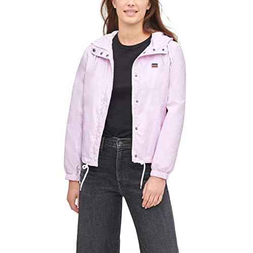 Levi's Women's Retro Hooded Rain Windbreaker Jacket (Standard & Plus Sizes)