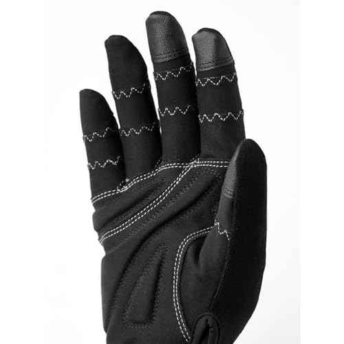 Hestra Ergo Grip Enduro Breathable Protective Full Finger Bike Glove for Men/Women | 5-Finger Durable Lightweight Glove for Mountain Biking