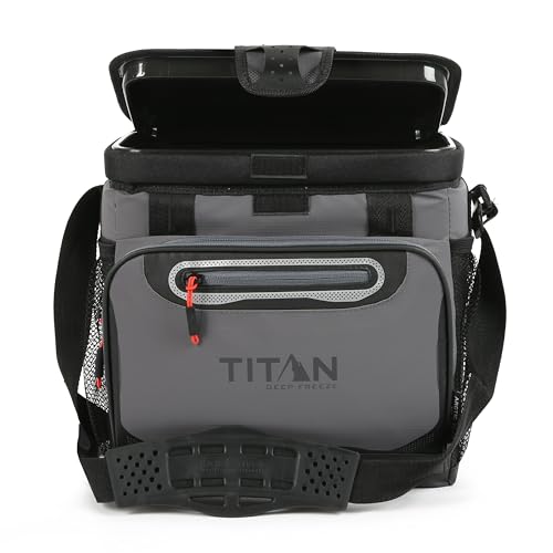 Titan by Arctic Zone Deep Freeze Cooler - Zipperless Hardbody Cooler - Deep Freeze Insulation, HardBody Liner, and SmartShelf
