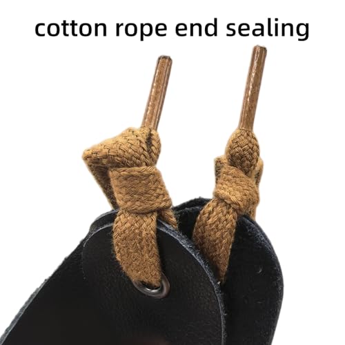 Handmade Buffalo Skin Shepherd Sling with Adjustable 47-Inch Rope - Outdoor Hunting & Recreation