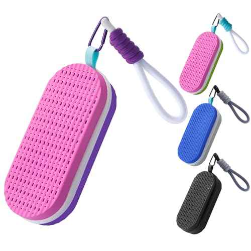 Swim Goggle Case For Swimming Goggles, Silicone Protective Cases with Drain Hole for Goggles,Swim Goggles Case with Lanyard