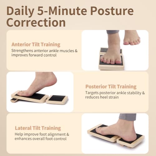 Adjustable Ankle Balance Board for Physical Therapy and Balance Training