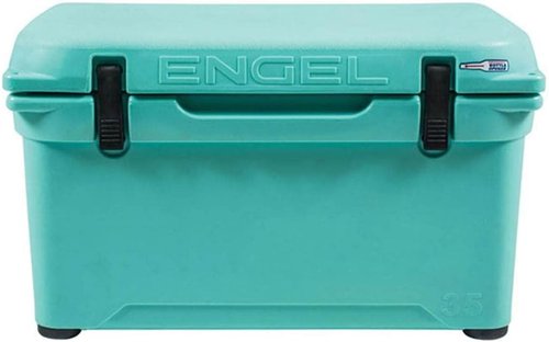 Engel Coolers ENG35 Cooler | 36 Can High Performance Durable Seamless Rotationally Molded Ice Box for Camping, Hunting, and Fishing