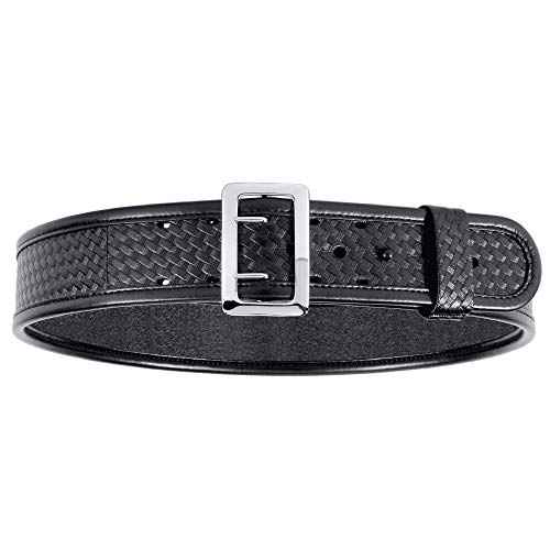Bianchi 7960 Sam Browne Duty Belt - 2.25", 42 - Basketweave - Chrome Snap (1016978)