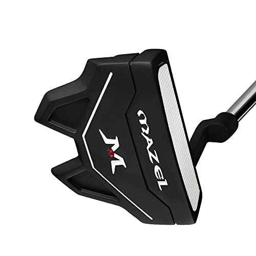 Golf Putter 34 Inch Bat Style Right-Handed with Black Head Cover - High MOI & CNC Milled Face