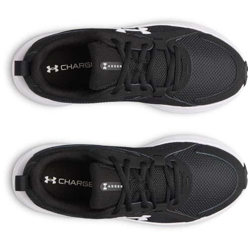 Under Armour Women's Charged Assert 11 Running Shoes - Wide Black/White, Size 10