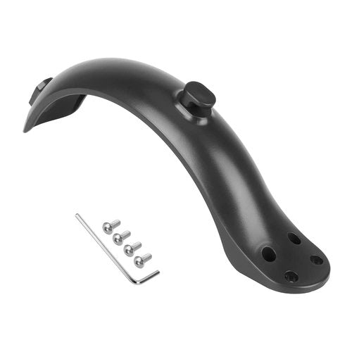 Scooter Baffle,YIWENG Rear Mudguard Fenders 4-Hole Mud Flaps Splash Guards 8.5 Inch Electric Scooter Replacement Accessory, Black