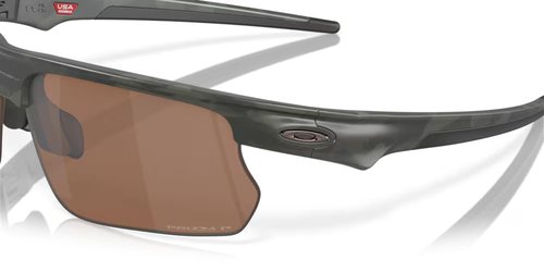 Oakley OO9400 Bisphaera Rectangular Sunglasses, Matte Carbon/Prizm Dark Golf, 68 mm