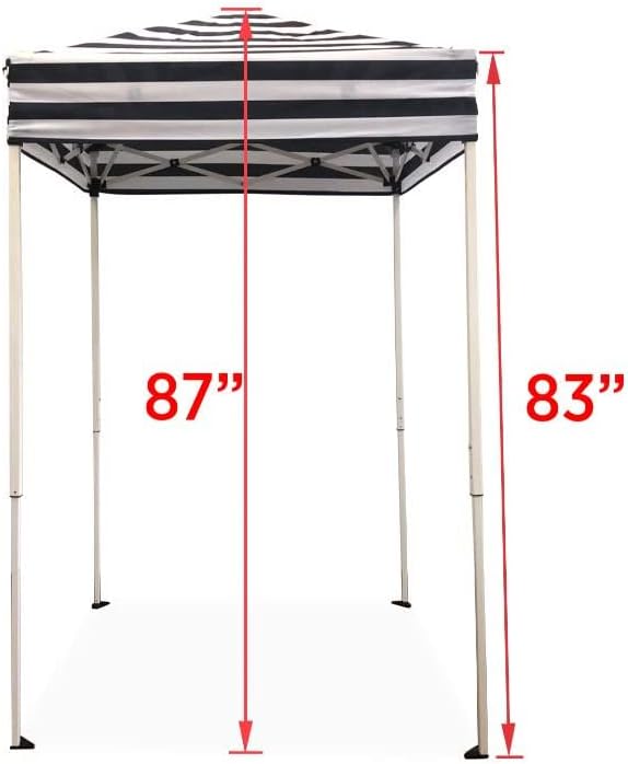 Impact Canopy 4' x 4' Portable Dressing Room, Pop Up Portable Changing Room, Navy Blue / White