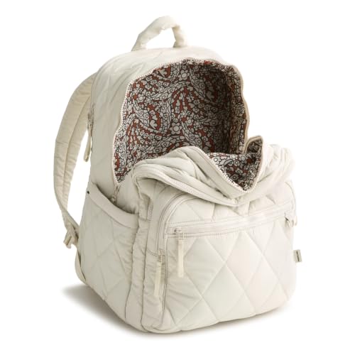 Vera Bradley Featherweight XL Bancroft Backpack Pumice Stone 38L - Women's Travel & School Bag