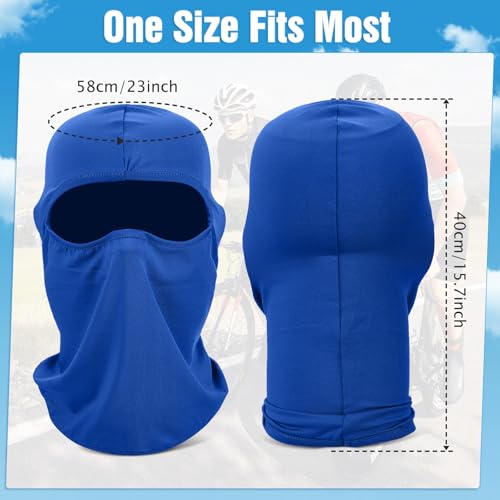 Fivali 6 Pack Multicolor Dark Balaclava Ski Masks - Windproof Breathable Full Head Cover