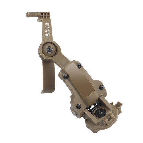 Bifrost Gear COM-RAC Gen 4 Tactical Helmet Rail Adapter Compatible with Comtac Headset (Black)