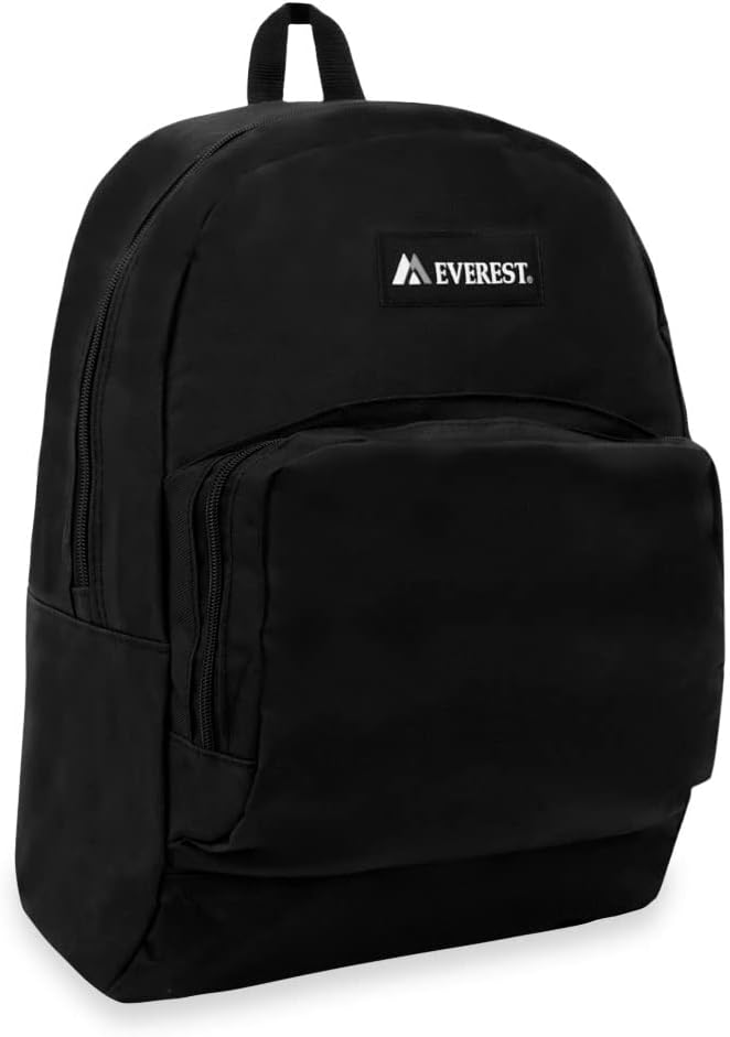 Everest Classic Backpack with Front Organizer, Turquoise, One Size