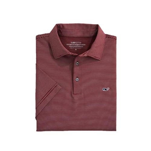 vineyard vines Mens St. Jean Stripe Sankaty Performance Polo