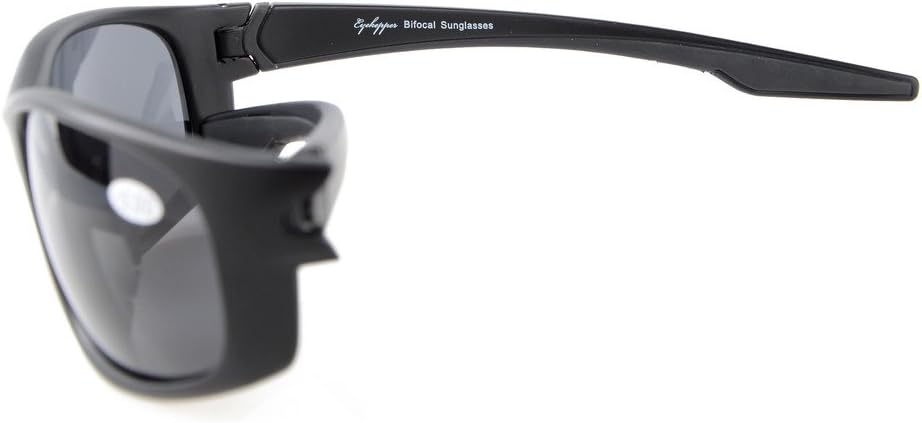 Eyekepper TR90 Unbreakable Sports Bifocal Sunglasses Baseball Running Fishing Driving Golf Softball Hiking