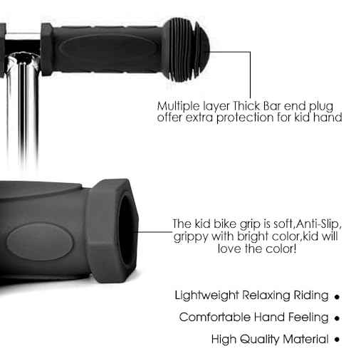 Scooter Grips - Kid Bicycle Grips Handlebar 22.2mm | Kick Scooter Handle Grips for 2 3 4 Wheels Kick Kid Scooter,Drifting Scooter,Swing Scooter - Scooter Accessories