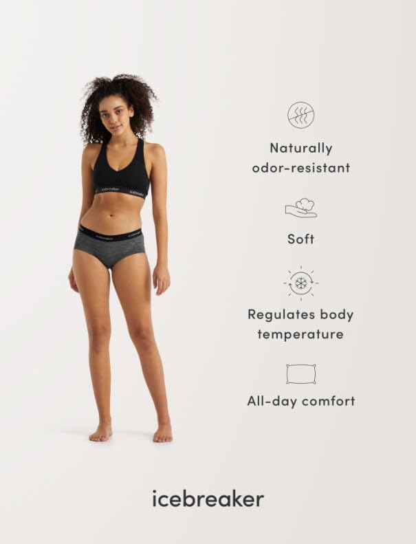 Women's Merino 150 Siren Hipkini Underwear - Medium Black