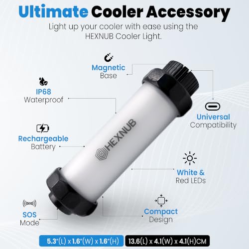 Rechargeable Waterproof LED Cooler Light for YETI RTIC ORCA - Vari 1