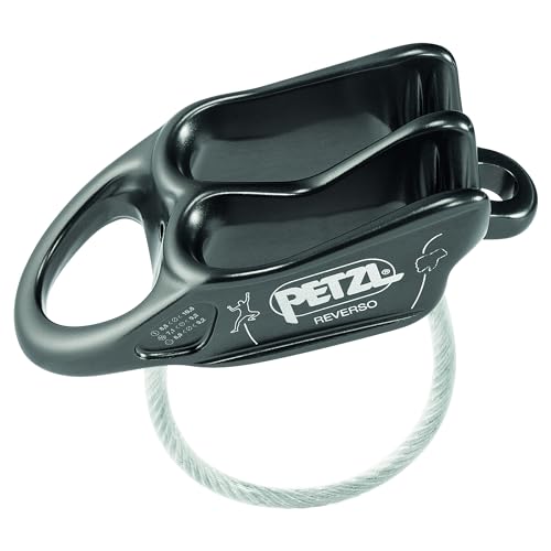 Petzl Reverso Multi-Purpose Belay Rappel Device - One Size Gray