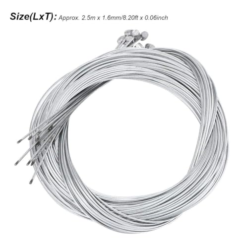 Universal Bike Brake Cable Set for Road and Electric Bikes - 20 Pcs