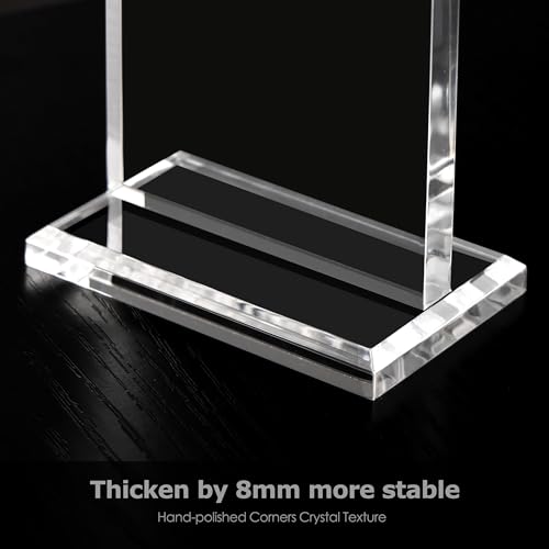 SANRUI Acrylic Sword Stand 4 Inch Adjustable Lightsaber Display 2 Set Clear