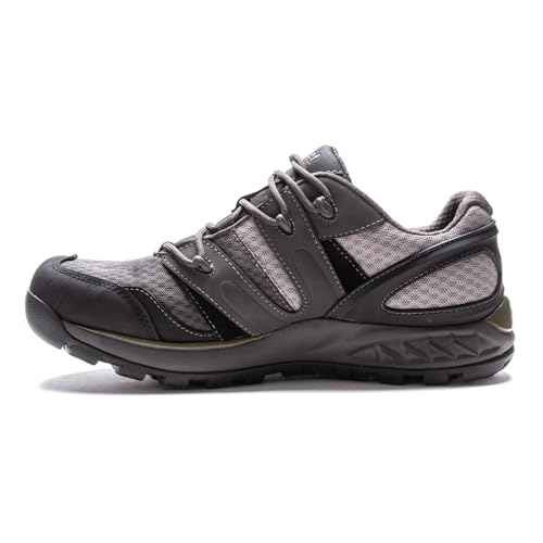 Propet Mens Vercors Hiking Hiking Sneakers Shoes - Black, Grey
