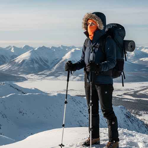 Funky Junque Balaclava Ski Mask - Windproof Fleece Winter Face Cover for Men & Women, Perfect for Skiing Snowboarding Running