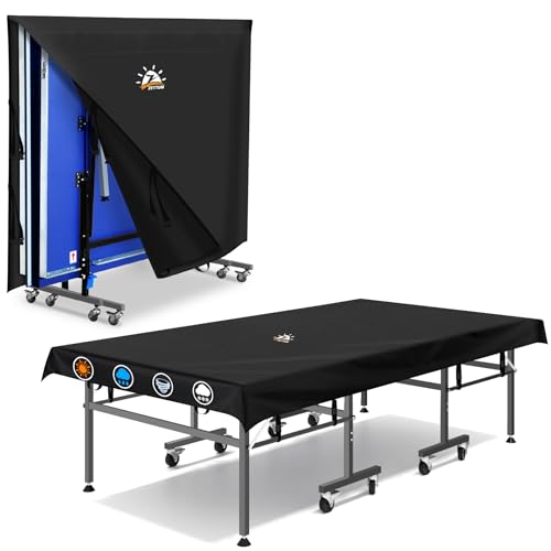 Heavy Duty Waterproof Ping Pong Table Cover 9x5 ft Indoor Outdoor