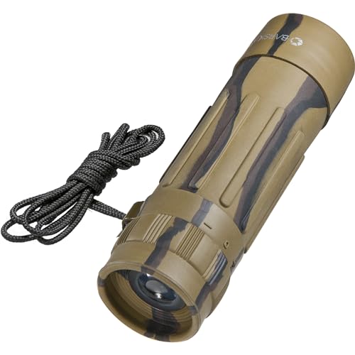 10x25 Compact Monocular with Fully Coated Optics and Rubber Armor for Travel Hiking Bird Watching