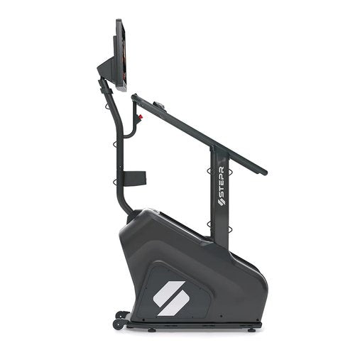 STEPR Classic Stair Master with LED Touchscreen, Commercial Grade Stairmaster Machine for Home, 140 Steps/Min, Bluetooth Stepper Machine, Resistance Band Attachments, Mobile App, 375 lb Capacity