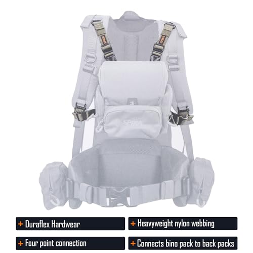 Hunting Backpack Bino Connector Strap with Chest Pack & Buckles