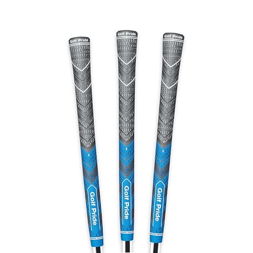 Golf Pride MCC Plus4 Midsize Golf Grip 3-Pack Blue Hybrid All-Weather