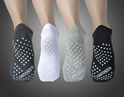 DIBAOLONG Unisex Low Cut Socks 8-10 Pairs with Grips Ankle No Show Athletic Cotton